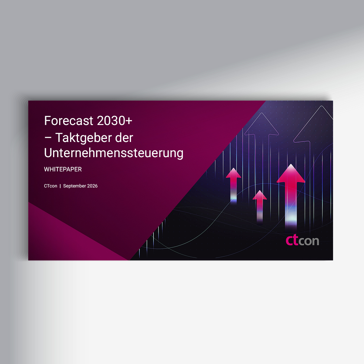  Titelbild des Whitepapers "Forecast 2030+ – Taktgeber der Unternehmenssteuerung"