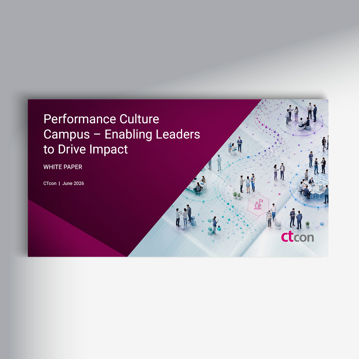 Cover image of the whitepaper "Performance Culture Campus – Enabling Leaders to Drive Impact"